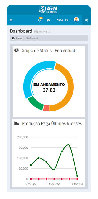 Imagem Banner 2 - Sistema para empréstimo consignado - Arw Consig